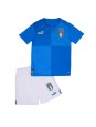 Otroški Nogometna dresi replika Italija Domači 2022 Kratek rokav (+ hlače)
